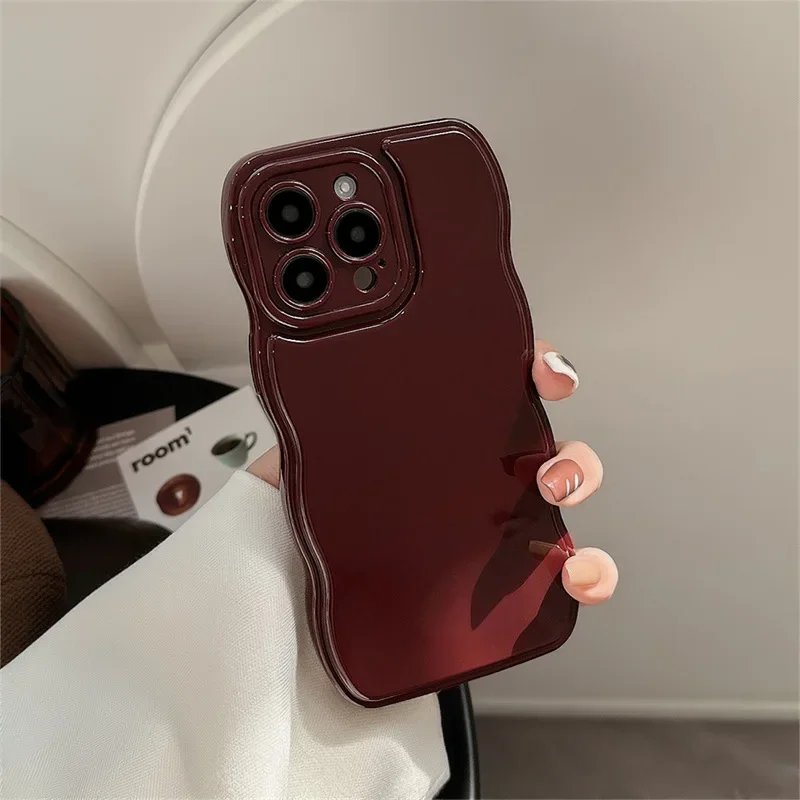 Red Velvet Wave iPhone Case