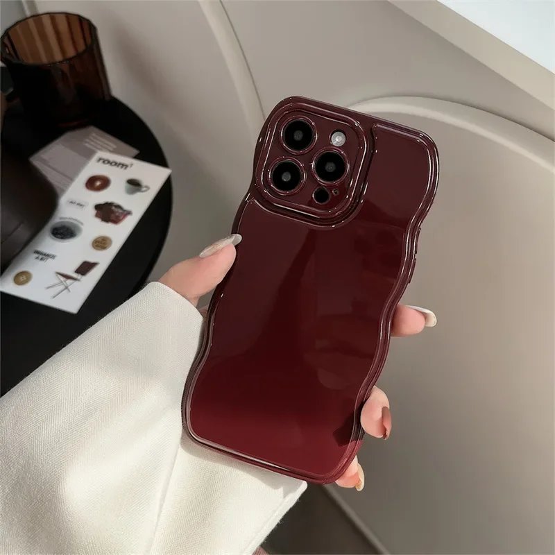 Red Velvet Wave iPhone Case