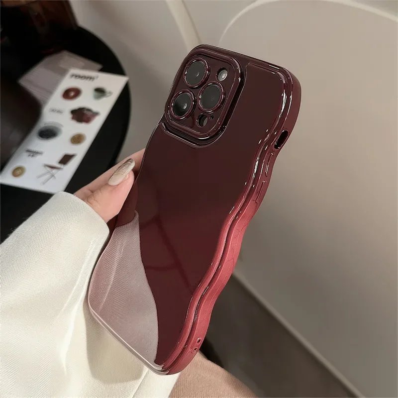 Red Velvet Wave iPhone Case