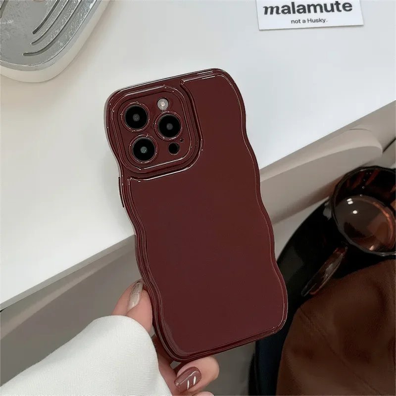 Red Velvet Wave iPhone Case